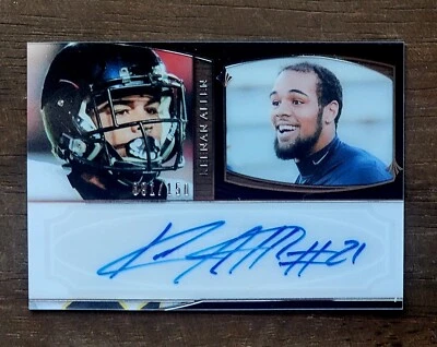 2013 SP KEENAN ALLEN /150 Press Pass Showcase SILVER FOIL On Card AUTO Rookie RC - Image 1 of 4