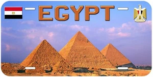 Ägypten Pyramiden Aluminium Neuheit Autokennzeichen - Bild 1 von 3