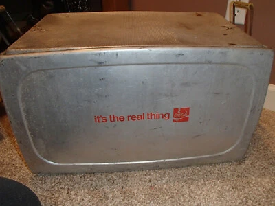 Vintage Aluminum Coca Cola Cooler Coke It's The Real Thing - Image 1 of 4