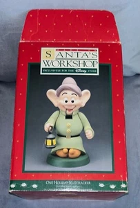 DISNEY STORE  DOPEY NUTCRACKER  1993  SANTA'S WORKSHOP  BOXED - Picture 1 of 15