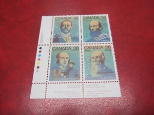 CANADAUnitrade#1135-38 36cCANADA DAY SCIENCE & TECHNOLOGY LL INSCRIPT. BLOCK MNH - Picture 1 of 2