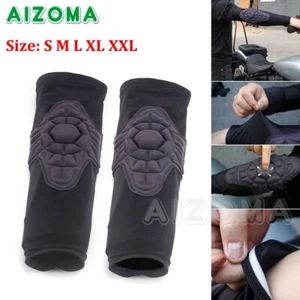 1 par de almohadillas para el codo de motocicleta para hombre para conducir deportes al aire libre manga protectora para brazos - Imagen 1 de 12