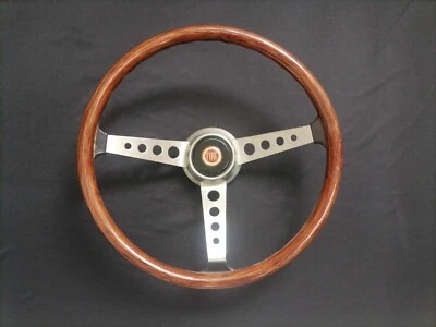 F.I.V. vintage Secura Wood Steering Wheel03 Diameter 15 in for  Fiat 850,125,124 - Image 1 of 4