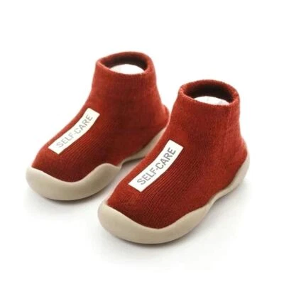 Zapatos suaves para bebés niños pequeños pantuflas calcetines antideslizantes de algodón para 6-30 meses Foto 1 de 4