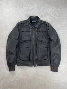 Neil Barrett Nylon Multipocket Zip Jacket Dark Gray Men’s Size S - Picture 1 of 17