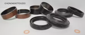 HONDA OEM FORK OIL SEALS AND BUSHINGS KIT 2001-2010 GL1800 GOLDWING 2005-2008 - Picture 1 of 4