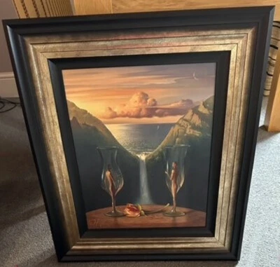 VLADIMIR KUSH - A NUESTRO TIEMPO JUNTOS - S/N EDICIÓN LIMITADA SOBRE LIENZO - 188/250 Foto 1 de 3