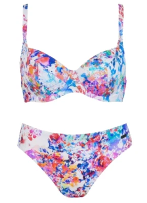 Conjunto de sujetador + bikini Naturana para mujer traje de baño ropa de playa traje de natación Reino Unido 10 32B Foto 1 de 4