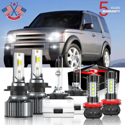 Faros antiniebla de haz alto/bajo LED/HID para Land Rover LR2 LR3 2008-2010 6x Foto 1 de 4