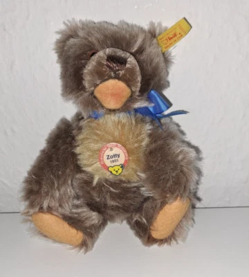Steiff Bär Zotty 1951 Historische Steiff Miniatur 029950 K/F/S 16cm - Bild 1 von 3