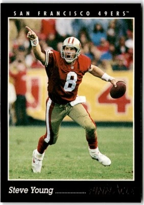 1993 Pinnacle #255 Steve Young 49ers - Image 1 of 2