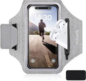 Running Armband Case for iPhone 15/14/13/12/11 Pro Max, Gray (Up to 6.9") - Picture 1 of 6