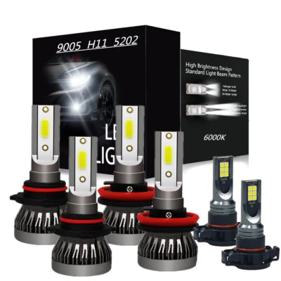 Faro delantero LED alto/bajo antiniebla 6000 k para Subaru Impreza 2013-2016 Foto 1 de 4