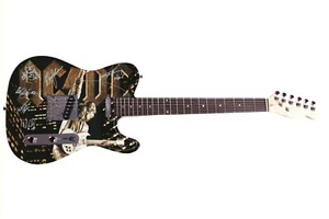 AC/DC Autographed Signed Custom Graphics Guitar - Picture 1 of 2