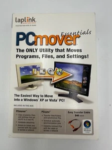 Laplink PC Mover Essentials (CD, Transfer Cable, Quick Start Guide) PCmover NEW - Picture 1 of 7