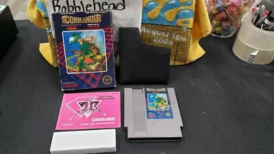 CIB COMMANDO 5 SCREW NINTENDO NES VIDEO GAME COMPLETE IN BOX W/ PROTECTOR CASE - Image 1 of 4