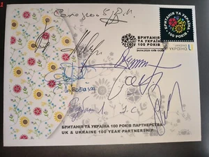 ENVELOPE 9 signatures UK and Ukraine. 100 years of partnership - April 24, 2025 - Picture 1 of 18