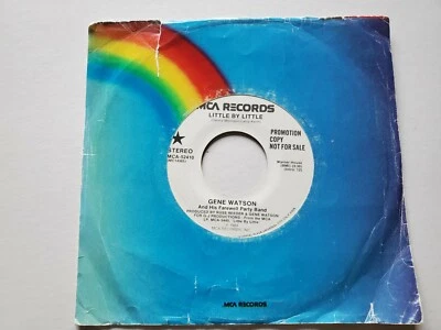 GENE WATSON His Farewell Party Band - Little By Little 1984 PROMO COUNTRY (NM-) - Image 1 of 2