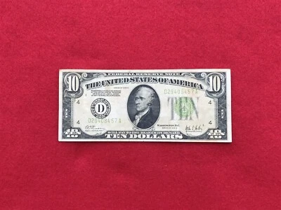 FR-2003D 1928 C Series $10 Cleveland Federal Reserve Note *Very Fine* - Image 1 of 2