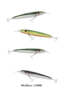 MirrOlure 113MR Saltwater Fishing Lure Crank Troll Cast Heavy Duty - Picture 1 of 5