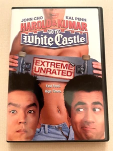Harold & Kumar Go to White Castle Extreme Unrated NR John Cho Akerman VGC DVD - Picture 1 of 2