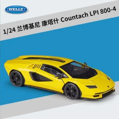 Welly 1:24 Scale Lamborghini Countach LPI800-4 Diecast Metal Model Car Vehicle - Image 1 of 4