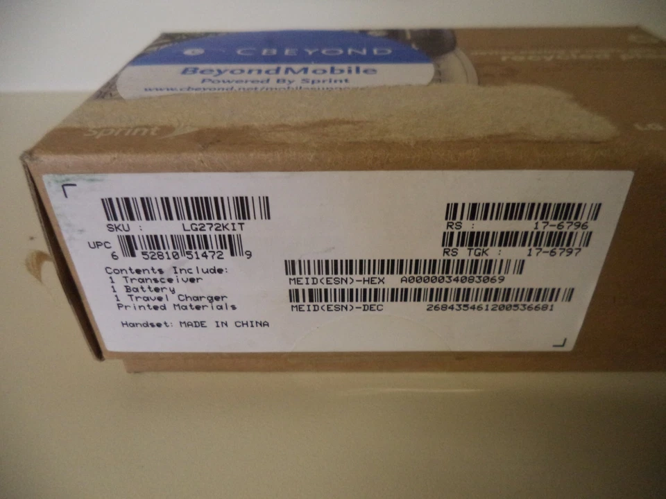 LG RUMOR TOUCH LN272 BRAND NEW IN BOX NEVER USED SLIDER KEYBOARD TITAN GRAY  - Image 1 of 4