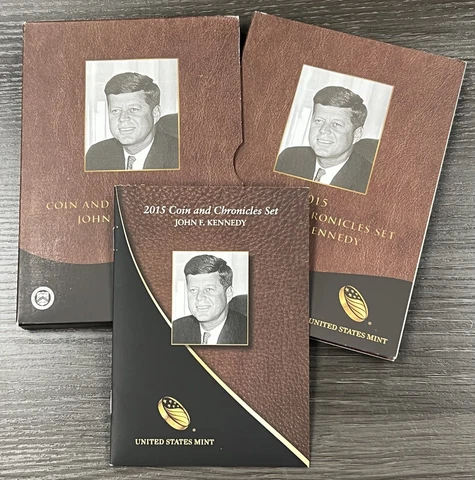 2015 John F. Kennedy Coin & Chronicles Set Cover