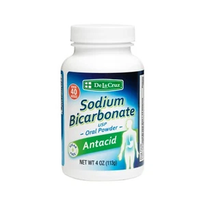 De La Cruz® Sodium Bicarbonate Powder 4 OZ - USP Grade, bottled in USA Exp 8/26 - Picture 1 of 8