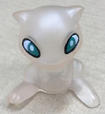 1996 Pokemon Finger Puppet Clear Mew Figure Gotta Catch Them All Nintendo Bandai - Image 1 of 4