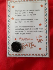 10 x Santa's Lost Button Stocking filler Fundraising Fetes, Christmas Eve - Picture 1 of 1