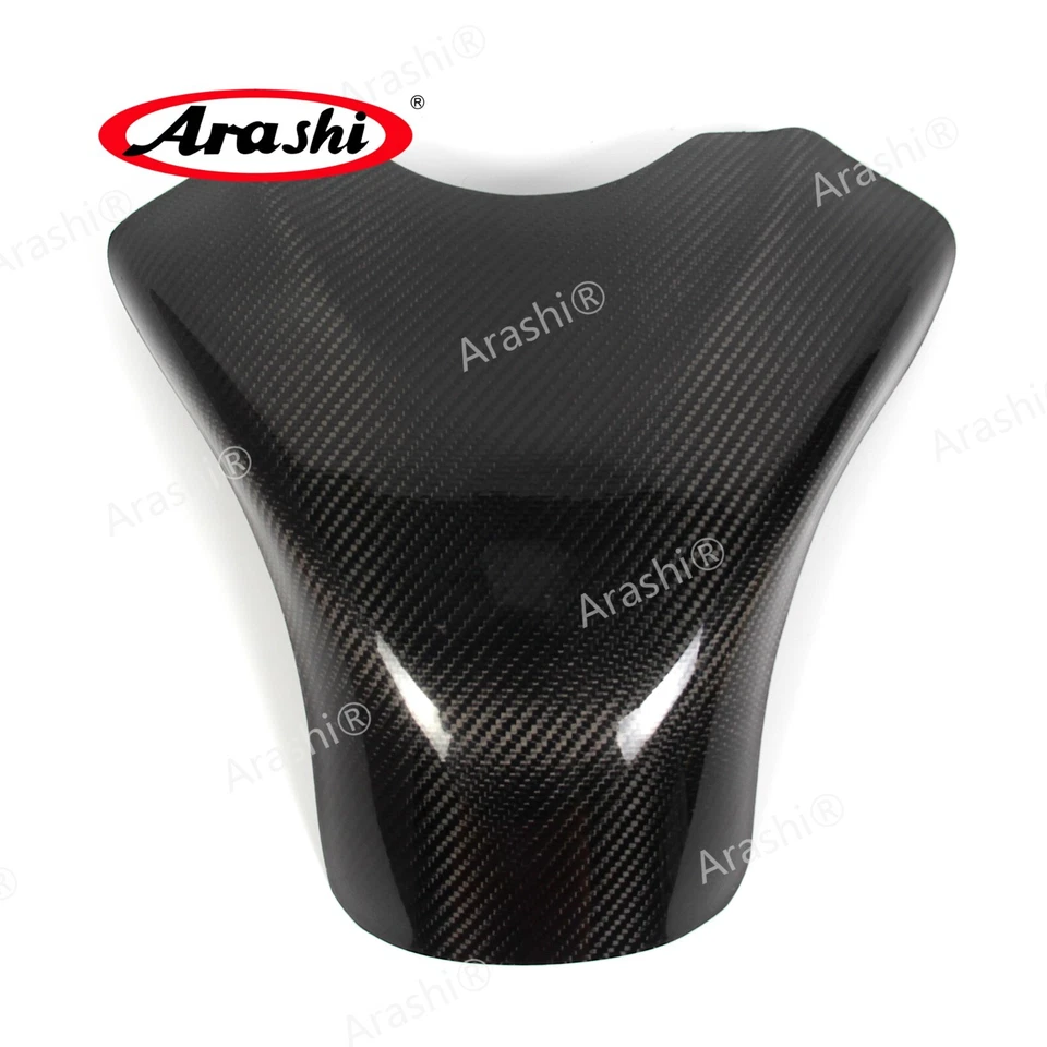 Carbon Fiber Gas Tank Cover Protector For Suzuki GSXR600 GSXR750 2011-2016 2012 — 第 1/4 张图片