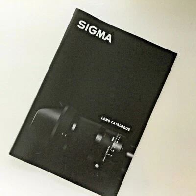 SIGMA Lens Japanese Catalog Comtemporary Sports Art Published in April 2022 - Image 1 of 4