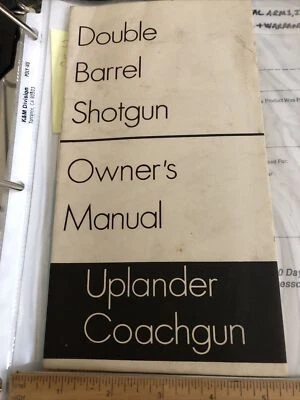 Escopeta de doble cañón Stoeger manual del propietario Foto 1 de 4