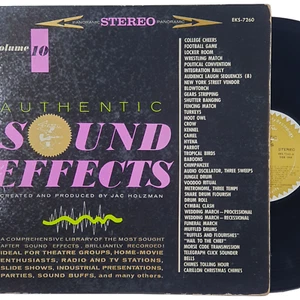 Vtg Authentic Sound Effects Vol 10 JAC HOLZMAN Vinyl Elektra USA 1964 33 Rpm 12" - Picture 1 of 7