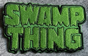 SWAMP THING embroidered comic book title patch logo movie superhero batman - Picture 1 of 2