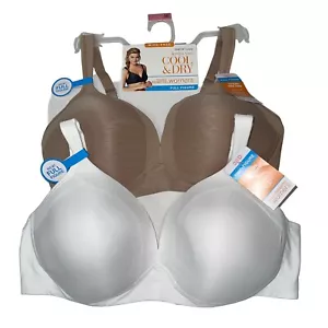 Warner's Bra Wirefree Cooling Comfort Strap Breathable Chill FX Cool Dry RM2281W - Picture 1 of 48