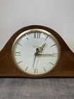 Vtg Wood United Mantel Clock Antique Art Deco Style Original Model 280 Brooklyn