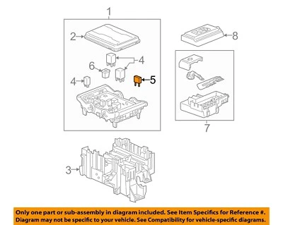 Реле электрического предохранителя мини-предохранитель GM 14-23 Escalade ESV 19209793 от оригинального производителя - Изображение 1 из 2