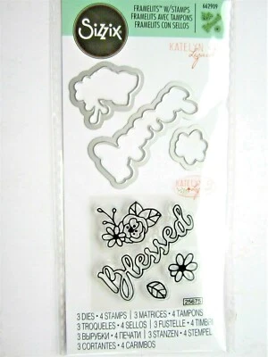 Набор штампов и рамок Blessed Sizzix тонкий металл религиозные штампы 662909 НОВЫЕ!  - Изображение 1 из 4