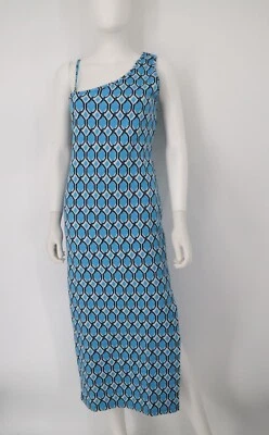 Nuevo con etiquetas Maxi Vestido Forever 21 Tejido con Dividido Talla Mediana Estampado Geométrico  Foto 1 de 4