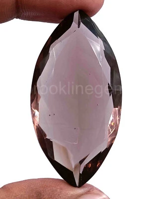 Piedra preciosa suelta de amatista púrpura corte marquesa 85,00 quilates certificada EGL 5 MTF Foto 1 de 4