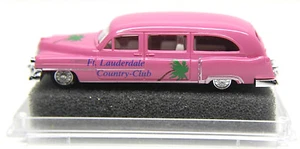 HO Praline '54 Cadillac Station Wagon Pink 1/87 Ft Lauderdale Country Club NIB - Picture 1 of 4