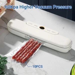 Vacuum Food Sealer Automatic Manual Sealer Dry Wet Pack Machine with Free Bags - Picture 1 of 6