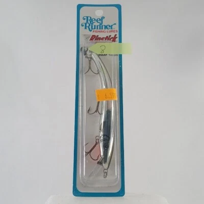 ORIGINAL REEF RUNNER PRE ACME Org. Reef Runner Rip Stick 700 Series Disc. Chrome/Black Great Walleye Lure