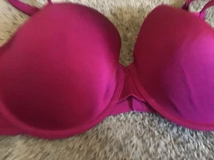 Fashion Bug Magenta Lined Full Coverage Back Closure Underwire Bra 42C Comfort - Picture 1 of 6