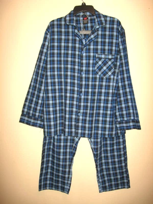 Juego de pijama a cuadros Hanes para hombre ~ talla M Foto 1 de 4