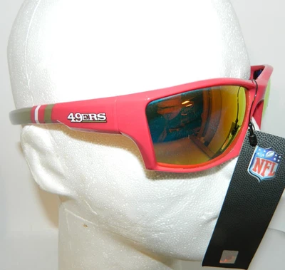 Gafas de sol de fútbol americano San Francisco 49ers lentes polarizadas logotipo del equipo de la NFL gafas nuevas Foto 1 de 4