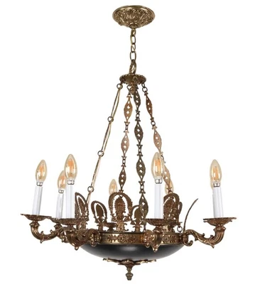 Waldorf Astoria Napoleon III Empire Style 8 Arm Chandelier - Image 1 of 4