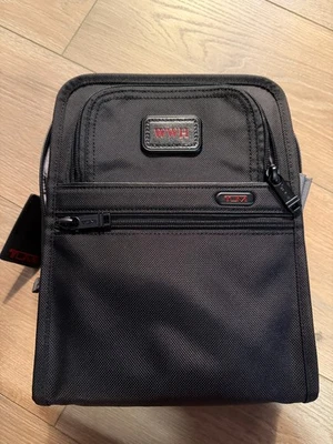 TUMI Alpha 3 Small Pocket Crossbody Bag Black - Travel ~Brand New~ $275 - Image 1 of 4